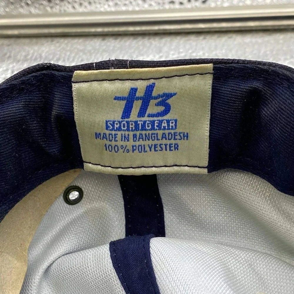 Vintage Mark Martin Nascar‎ Hat H3 Sportgear Roush Racing Pin Men OS Blue